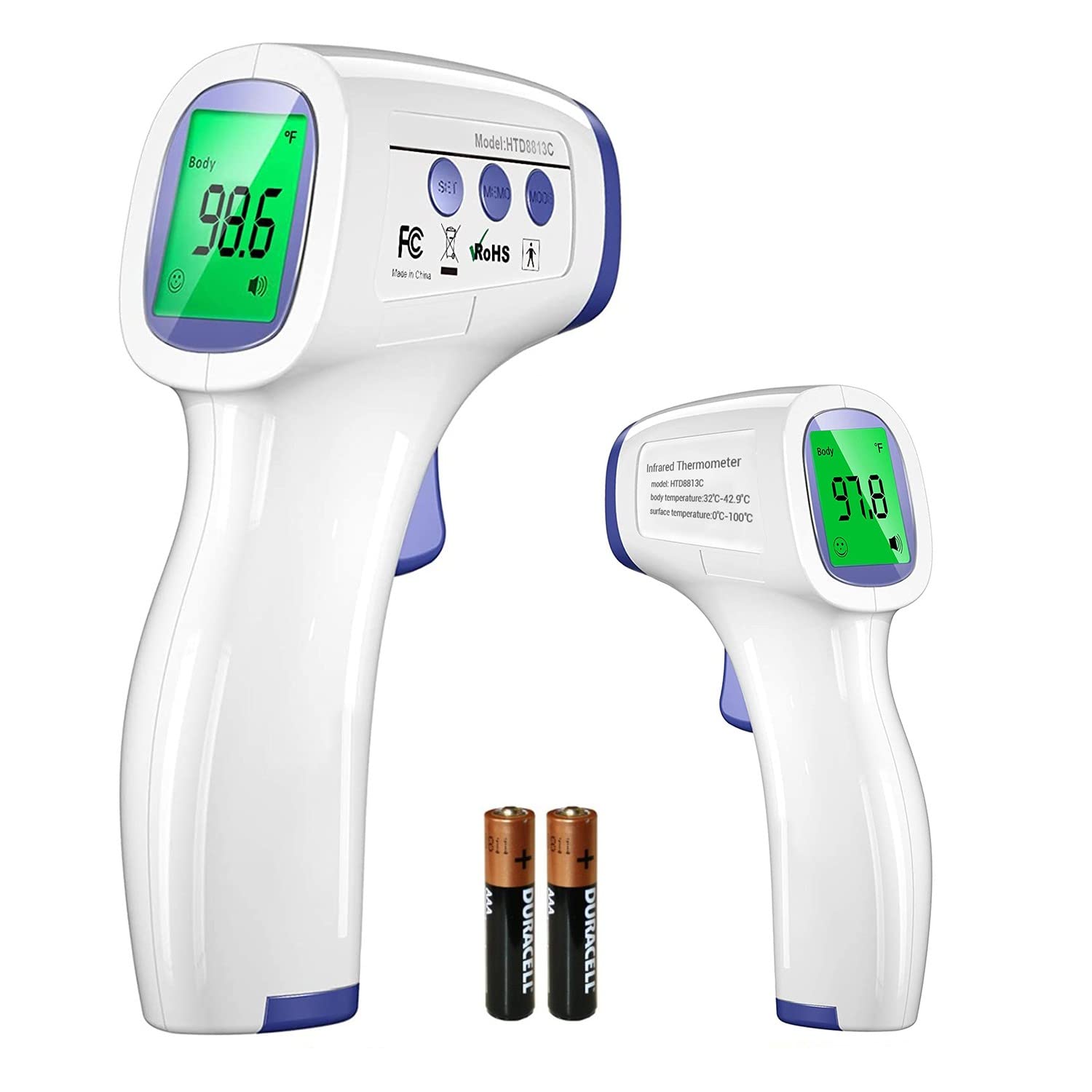 تب سنج لیزری مدل AD801 + دماسنج